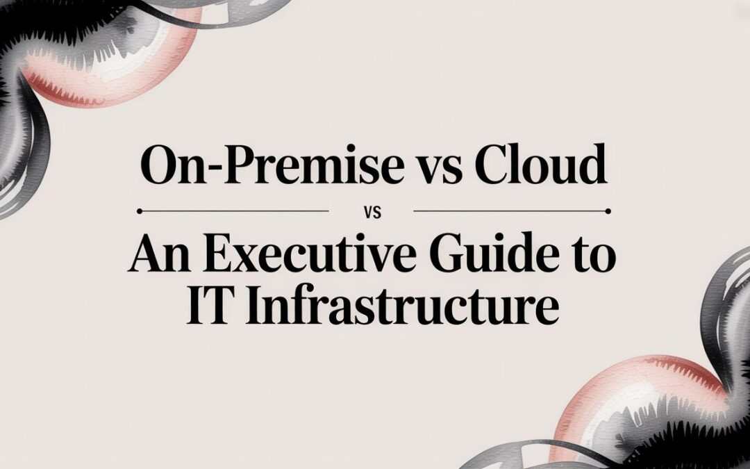 On-Premise vs Cloud: An Executive Guide to IT Infrastructure
